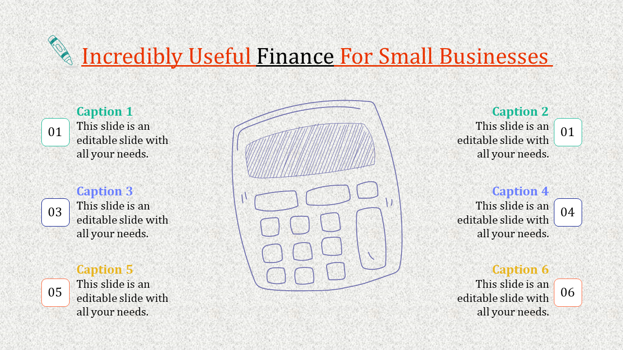 Finance PowerPoint Presentation Template-Calculator Model